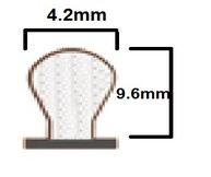 QLON 9.6mm Bubble Gasket 1Mtr.